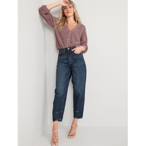 Old Navy Extra High Rise Balloon Jeans - size 6 TALL